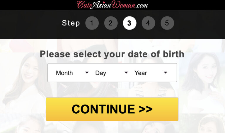 CuteAsianWoman registration